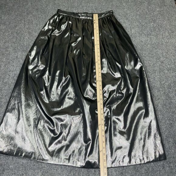 Rickie Freeman for Teri Jon Skirt Womens Size 8 Silver Vintage Midi Party Event - Picture 6 of 8